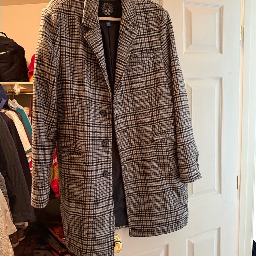 Vince Camuto Plaid Coat